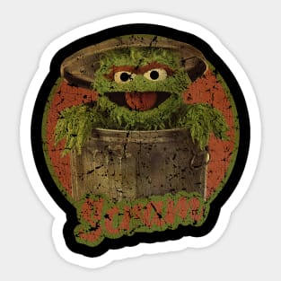 Vintage Scram Happy Sticker